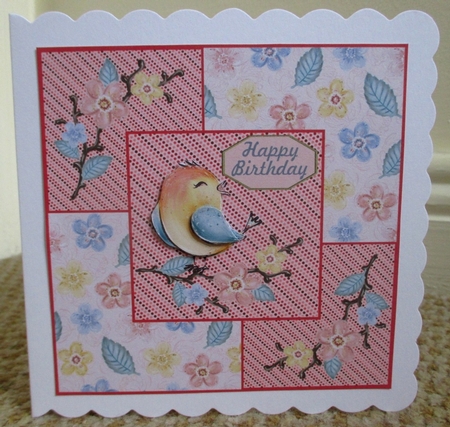 3 panel little bird card front 2 by Johanna Lambert