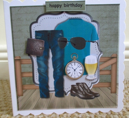 Kit 4 Male Cards & Insert by Johanna Lambert