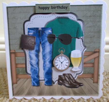 Kit 4 Male Cards & Insert by Johanna Lambert