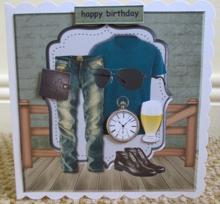 Kit 4 Male Cards & Insert by Johanna Lambert