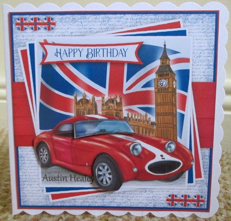 Drive the Flag Austin Healey Mini Kit by Johanna Lambert
