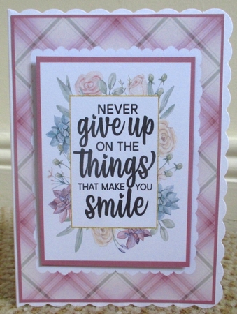 Never Give Up On The Things That Make You Smile!  by Johanna Lambert