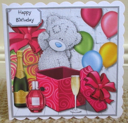 Tatty Teddy with Gifts by Johanna Lambert