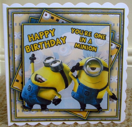One In A Minion Bumper Kit #1  Ages 3-12 included   CARD FRONT * by Johanna Lambert