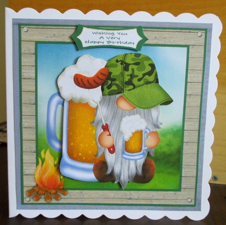 I Love Camping And Beer! - Mini Kit by Johanna Lambert