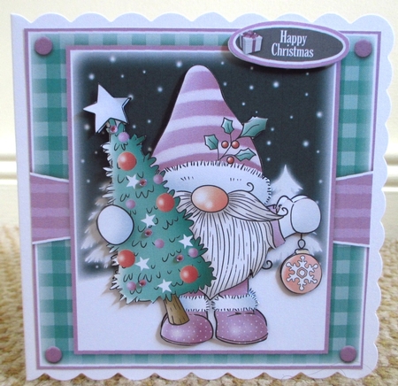Gnome With Tree Mini Kit by Johanna Lambert
