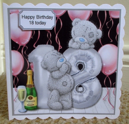 Tatty Teddy 18th Birthday by Johanna Lambert