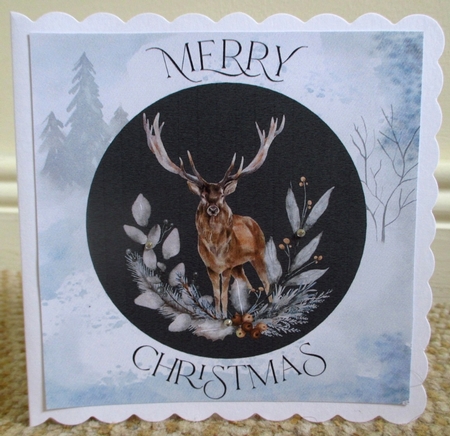 Winter Woodlands Christmas - Stag Front by Johanna Lambert