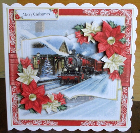 The Christmas Train Open Book Bumper Set by Johanna Lambert