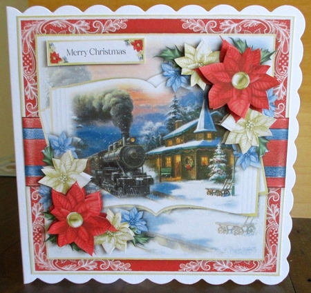 The Christmas Train Open Book Bumper Set by Johanna Lambert