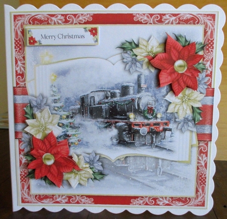 The Christmas Train Open Book Bumper Set by Johanna Lambert