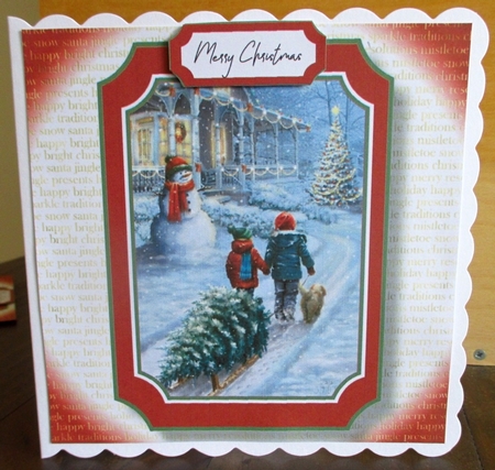 Gorgeous Vintage Christmas NO FLOWERS - Hello Mr Snowman by Johanna Lambert