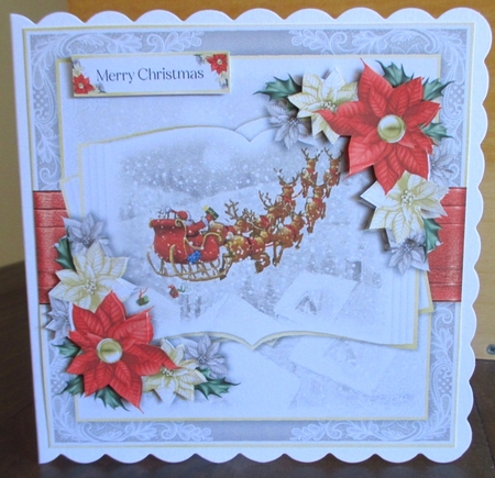 Santa and His Reindeer Open Book Bumper Set by Johanna Lambert