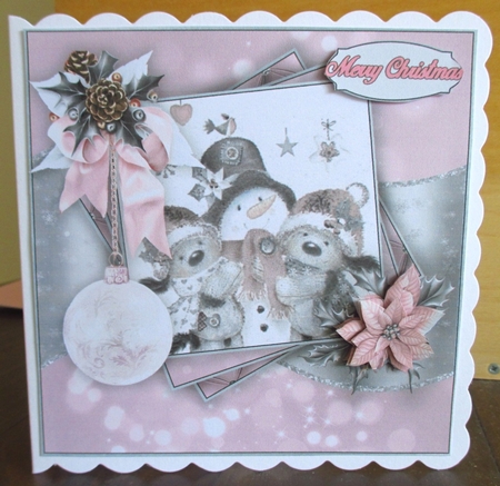 Pink Dog Christmas Bumper Kit #1     by Johanna Lambert