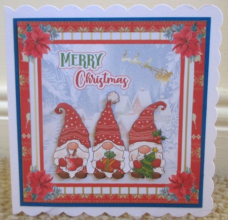 Its a Merry Christmas from us 7x7ins Topper by Johanna Lambert