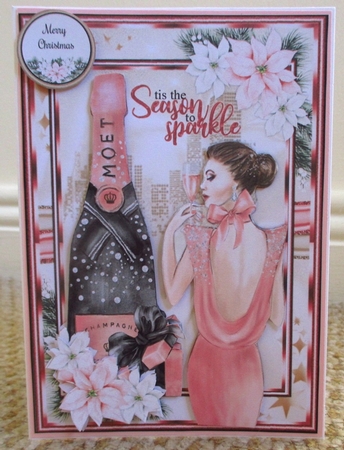 Tis The Season To Sparkle 02 Mini Page Kit by Johanna Lambert