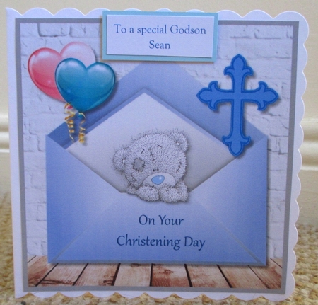 Tatty Teddy Boy Christening  by Johanna Lambert