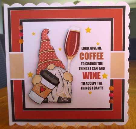 Coffee, Wine, Gnome by Johanna Lambert