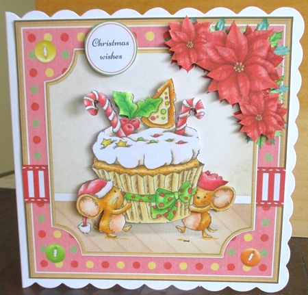 Christmas Cupcake mini kit by Johanna Lambert