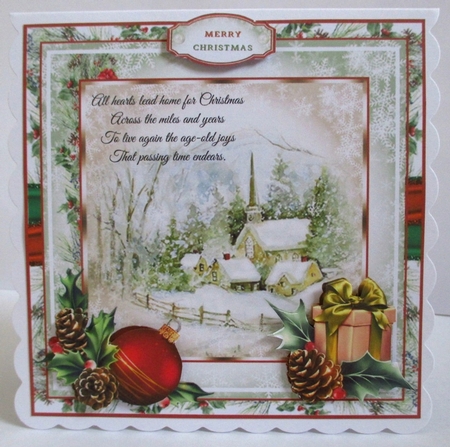 All Hearts Lead Home For Christmas 04 Mini Page Kit by Johanna Lambert
