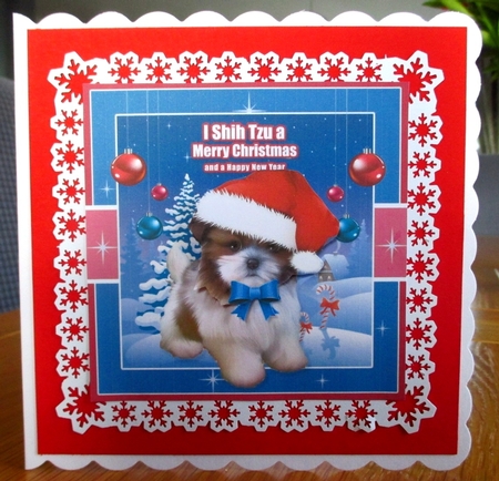  I Shih Tzu A Merry Christmas by Johanna Lambert
