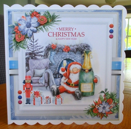Christmas Cheers Santa by Johanna Lambert