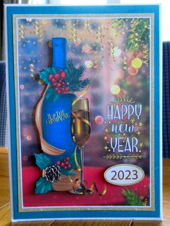 Happy New Year 6x8 Card Front Kit-3 by Johanna Lambert