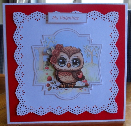 Love Valentine toppers by Johanna Lambert