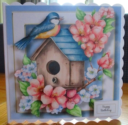 Beautiful Bird House 1 - New Home, Birthday, Mum by Johanna Lambert
