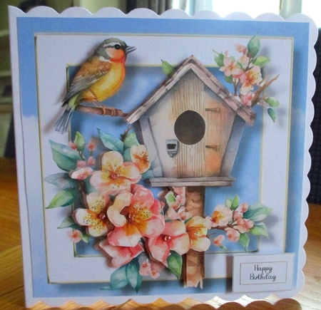 Beautiful Bird House 3  - New Home, Birthday, Mum by Johanna Lambert