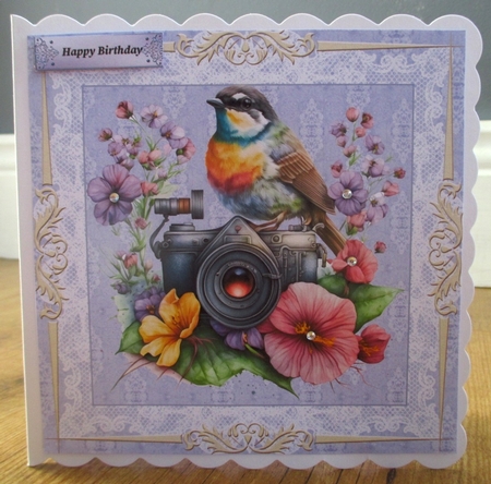 Bird in flowers 2 by Johanna Lambert