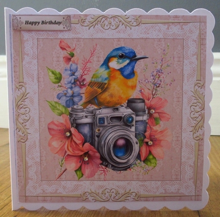 Bird in flowers 4 by Johanna Lambert