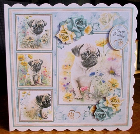 Cute Puppy Collage Collection by Johanna Lambert