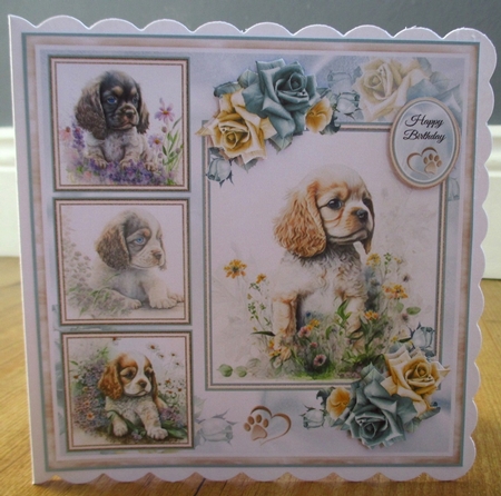 Cute Puppy Collage Collection by Johanna Lambert