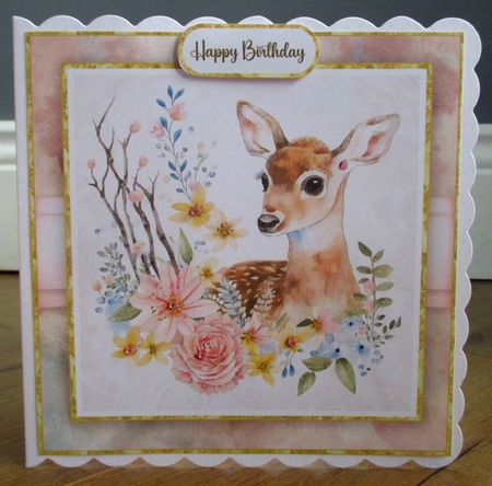 Baby Deer Card Front BUNDLE by Johanna Lambert