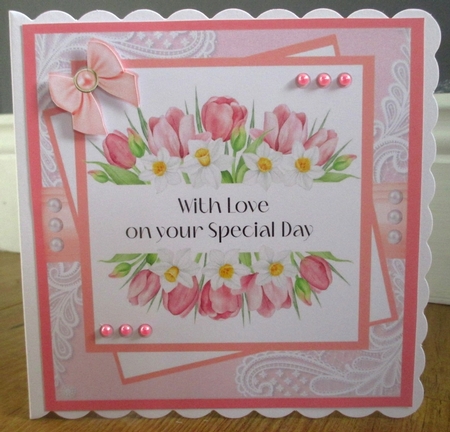 Springtime Florals #2 - 7x7 Square Card Mini-Kit by Johanna Lambert