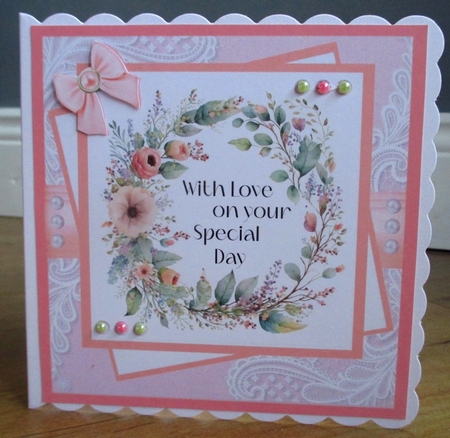 Springtime Florals #4 - 7x7 Square Card Mini-Kit by Johanna Lambert