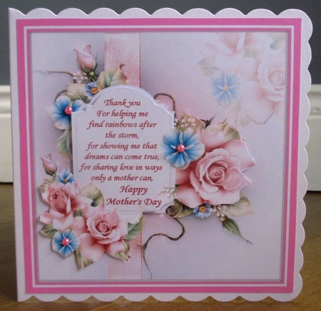 8x8 a verse for mother with roses 2 mini kit by Johanna Lambert