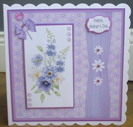 Purple Posy by Johanna Lambert