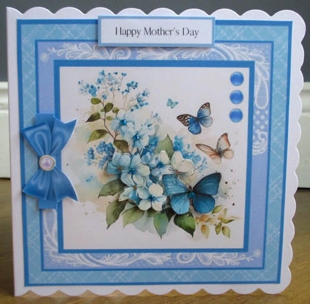 Butterfly Flourish Bumper Kit (makes four cards)  by Johanna Lambert