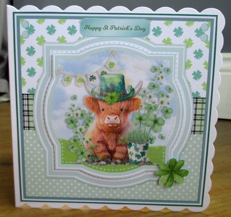 ST PATRICKS DAY COWS by Johanna Lambert