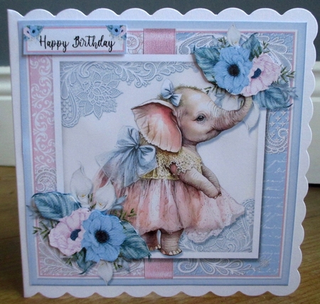 Cute Elephant 5 by Johanna Lambert