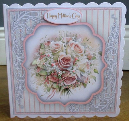 8x8 Mini Kit, Gorgeous Pink  Bouquet , Pyramid by Johanna Lambert