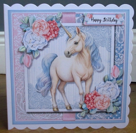 Unicorn Pastel two  by Johanna Lambert