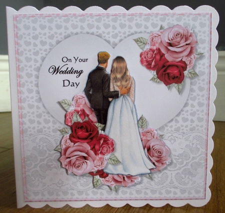 Wedding Couple Blond Hair Mini Kit by Johanna Lambert