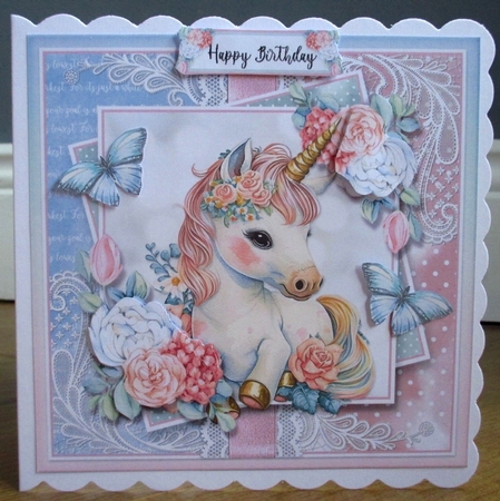 Delicate Unicorn KIT- three by Johanna Lambert