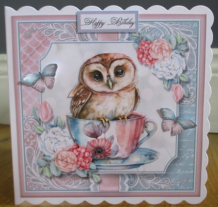 Just an Owl and her Tea KIT-four  by Johanna Lambert