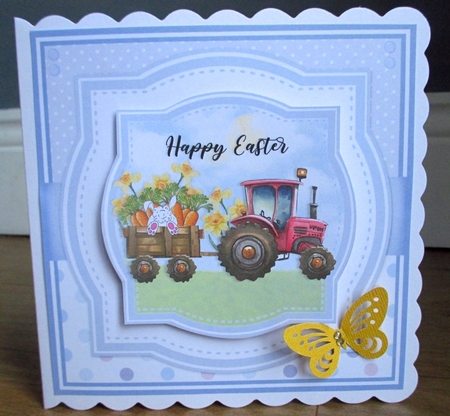 EASTER BUNNIES 6x6 by Johanna Lambert