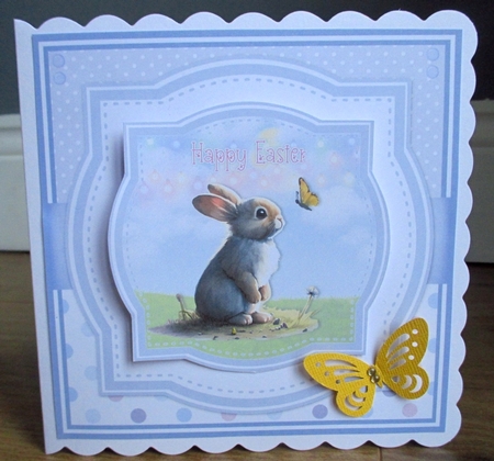 EASTER BUNNIES 6x6 by Johanna Lambert