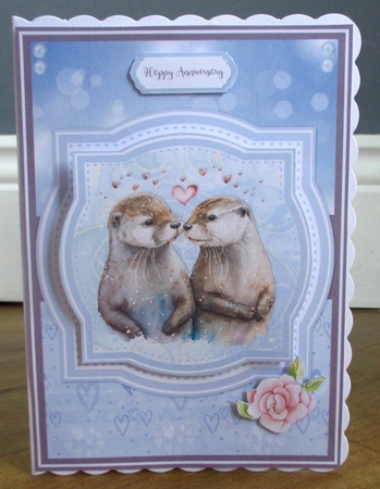 OTTERLY IN LOVE 5X7 by Johanna Lambert